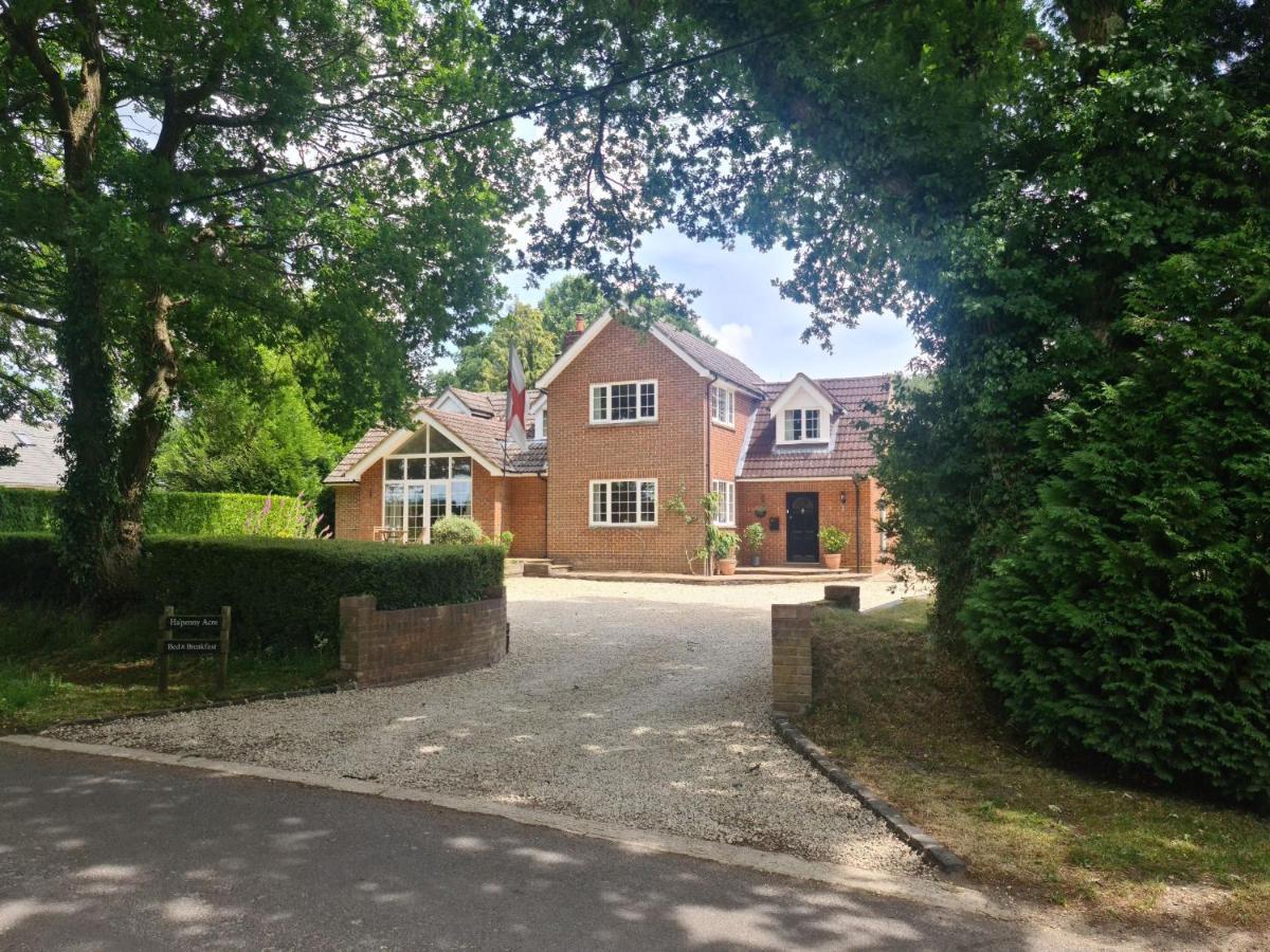 Bed and Breakfast Ha'Penny Acre Sherfield English Exterior foto